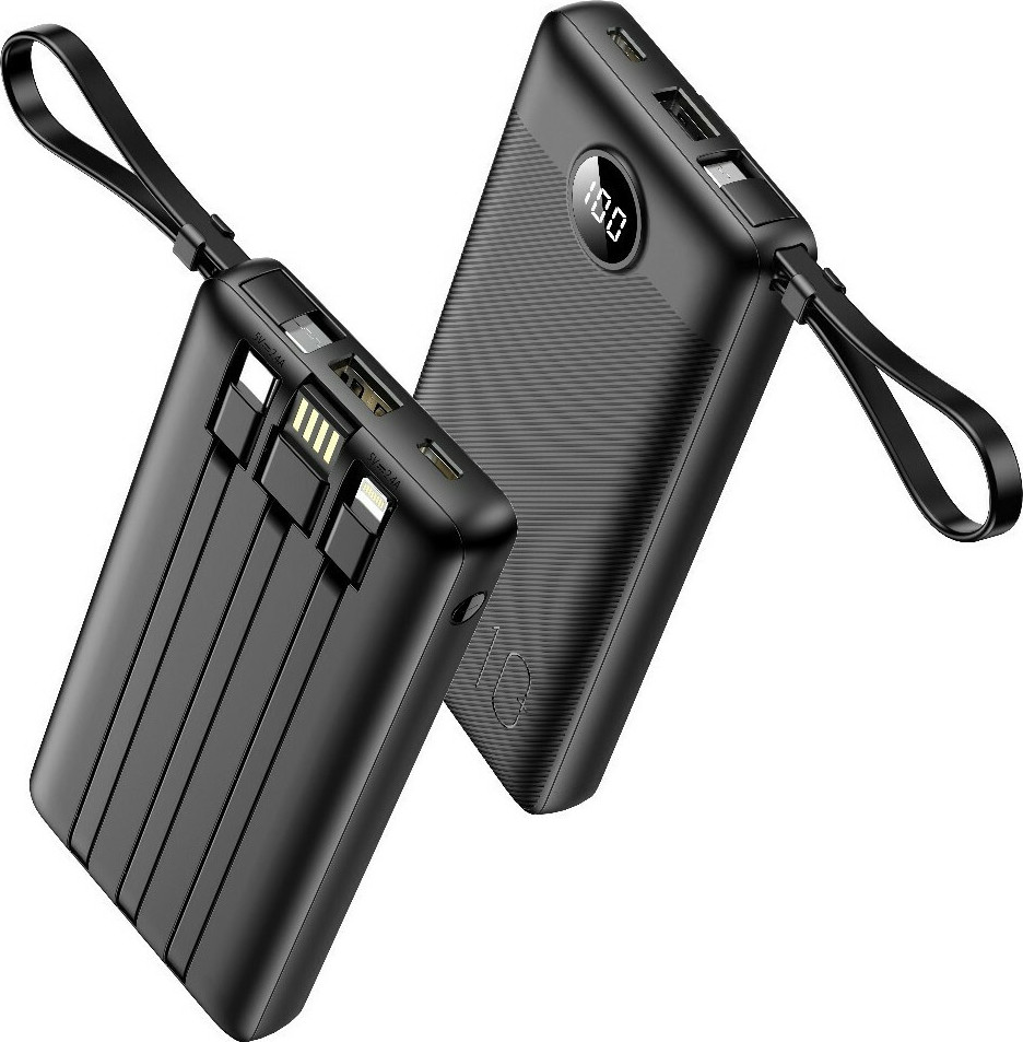 Veger C10 (VP1116) Power Bank 10000mAh | USB + Type-C + Lightning + microUSB Output | USB + Type-C Input | LED Display Veger C10 (VP1116) Power Bank 10000mAh | USB + Type-C + Lightning + microUSB Output | USB + Type-C Input | LED Display