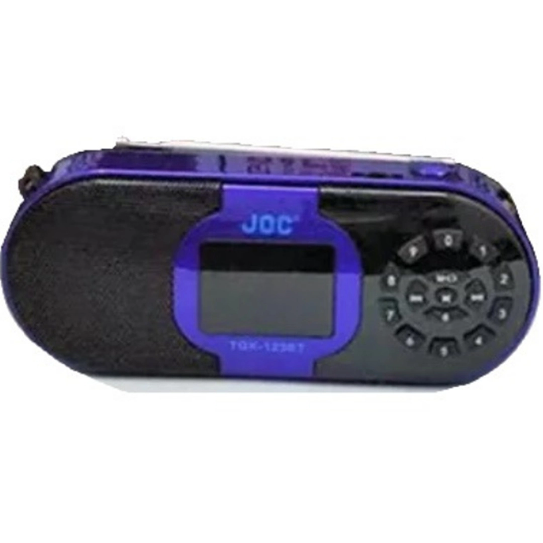 Joc TGK-123BT Blue Portable Bluetooth Speaker with FM Radio + microSD + USB + Line-Out