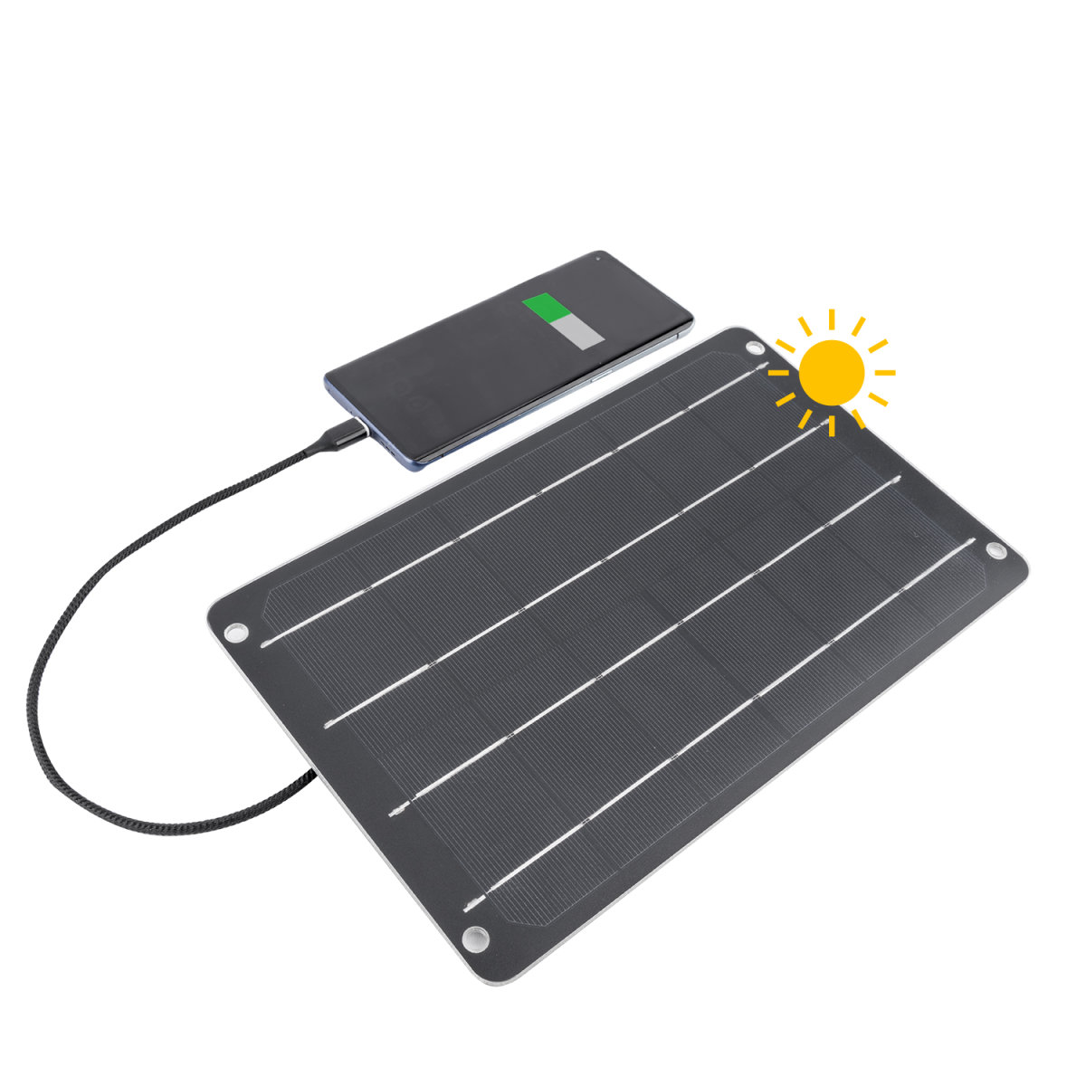 4smarts 540270 VoltSolar Solar Panel @ 5W με έξοδο USB | Φορτίστε χωρίς την ανάγκη πρίζας με πράσινη ενέργεια από τον ήλιο! 4smarts 540270 VoltSolar Solar Panel @ 5W με έξοδο USB | Φορτίστε χωρίς την ανάγκη πρίζας με πράσινη ενέργεια από τον ήλιο!