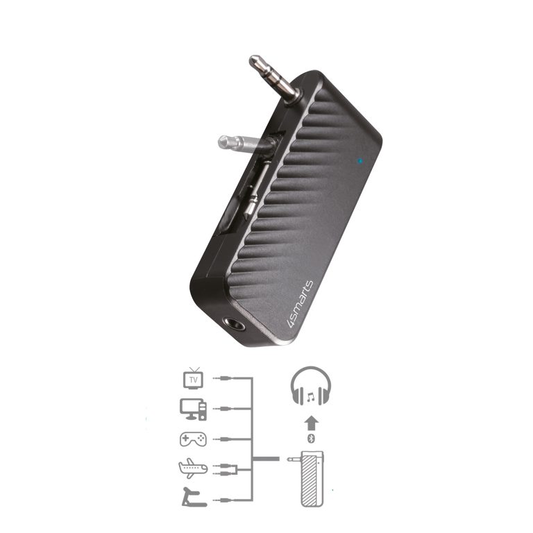 4smarts B9 Bluetooth Audio Transmitter (ακούστε μέσω Bluetooth στο αεροπλάνο, από την TV και μηχανήματα γυμναστικής) 4smarts B9 Bluetooth Audio Transmitter (ακούστε μέσω Bluetooth στο αεροπλάνο, από την TV και μηχανήματα γυμναστικής)
