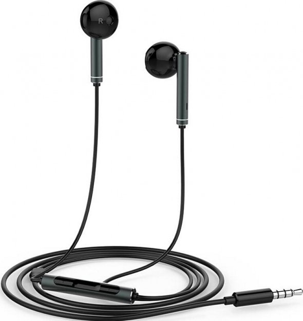 Huawei AM116 Black Stereo Earphones with Remote & Microphone ( & )