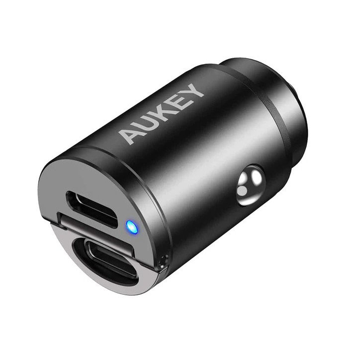 Aukey CC-A4 2-Port Type-C Car Charger 30W | Υποστήριξη Power Delivery 3.0 & Qualcomm Quick Charge 3.0 Aukey CC-A4 2-Port Type-C Car Charger 30W | Υποστήριξη Power Delivery 3.0 & Qualcomm Quick Charge 3.0