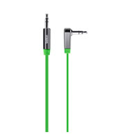 Belkin AV10128cw03-GRN Flat AUX Cable: Καλώδιο μουσικής 3.5mm --> 3.5mm Belkin AV10128cw03-GRN Flat AUX Cable: Καλώδιο μουσικής 3.5mm --> 3.5mm