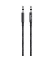 Belkin AV10164bt04-BLK (M) Metallic AUX Cable:   3.5mm --> 3.5mm