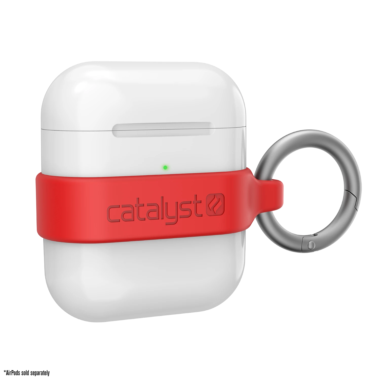 Catalyst Minimalist Silicone Case Flame Red   Apple Airpods