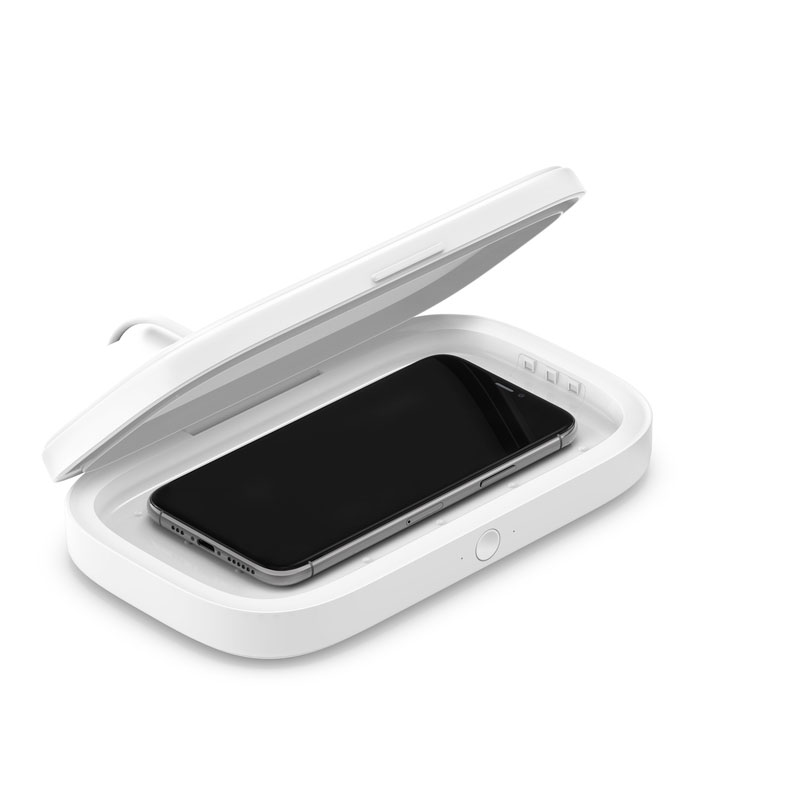 Belkin WIZ011vfWH Boost Charge UV Sanitizer + Wireless Charger | ,      !
