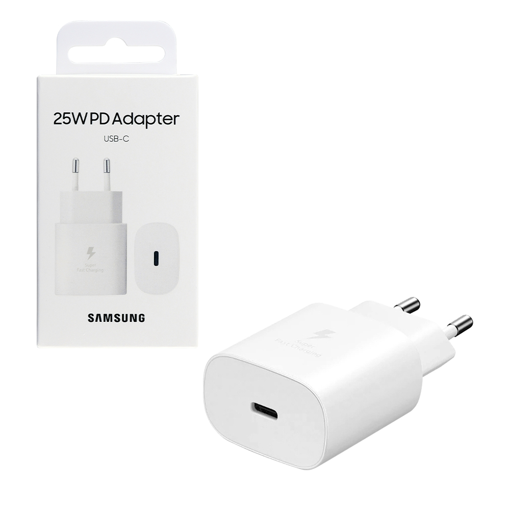 Samsung EP-TA800NWEGEU Type-C Fast Charging Travel PD Adapter 25W (Retail Box) Samsung EP-TA800NWEGEU Type-C Fast Charging Travel PD Adapter 25W (Retail Box)