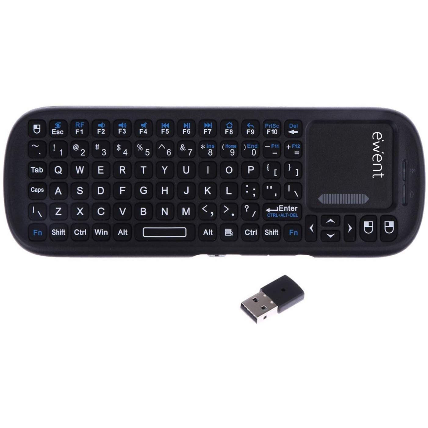 Ewent EW3140 Wireless Mini Keyboard & TouchPad |   TV Box, Media Player, Computer & Smart TV