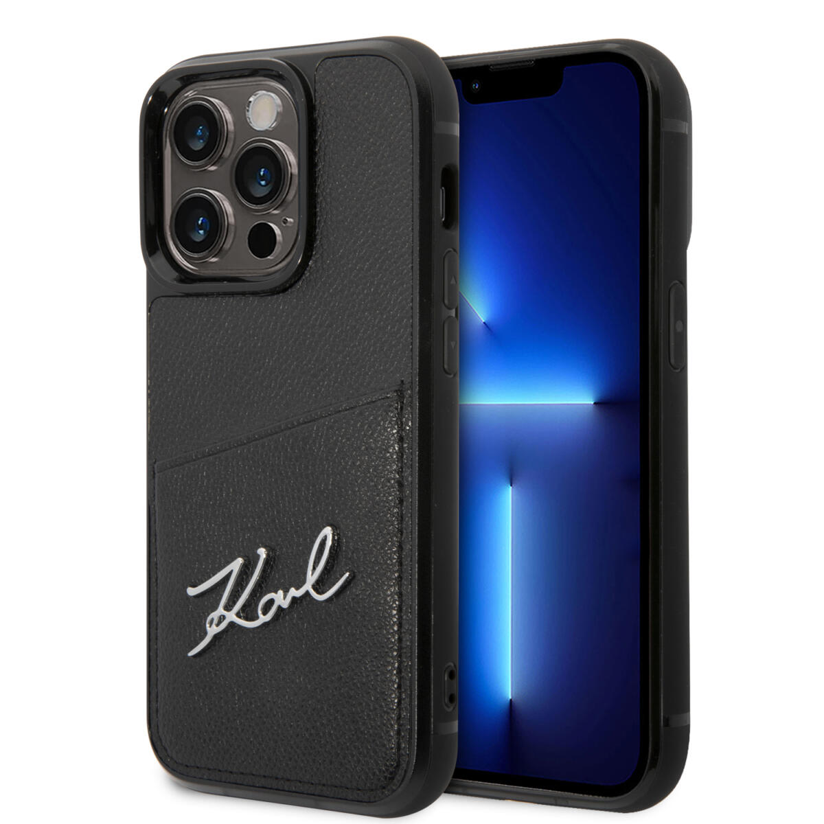 Karl Lagerfeld Signature Logo Hard Back Cover Black (με υποδοχή για πιστωτικές κάρτες) για Apple iPhone 14 Pro Max Karl Lagerfeld Signature Logo Hard Back Cover Black (με υποδοχή για πιστωτικές κάρτες) για Apple iPhone 14 Pro Max