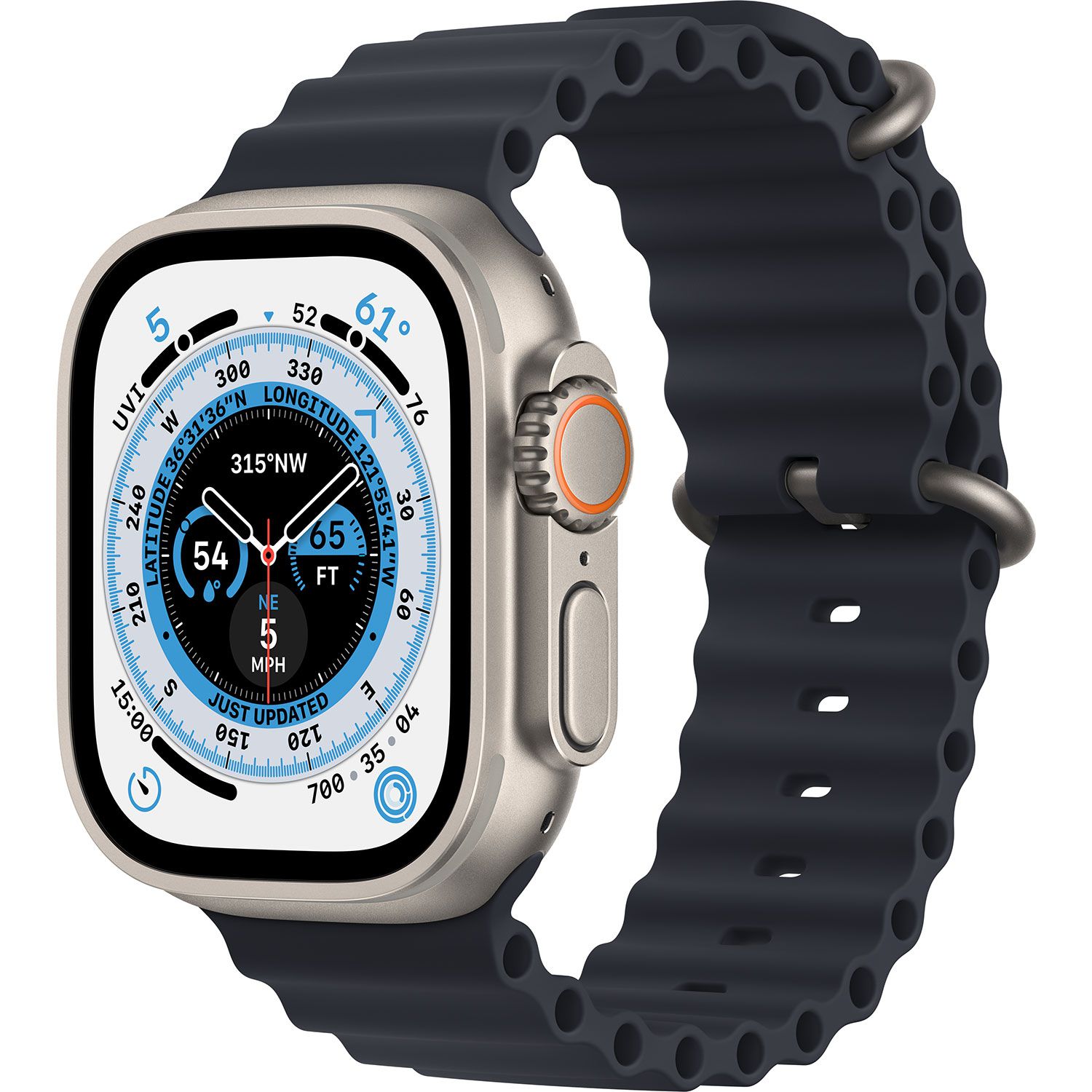 Apple Watch Ultra 49mm Titanium με Midnight Ocean Band (MQFK3GK/A) Apple Watch Ultra 49mm Titanium με Midnight Ocean Band (MQFK3GK/A)