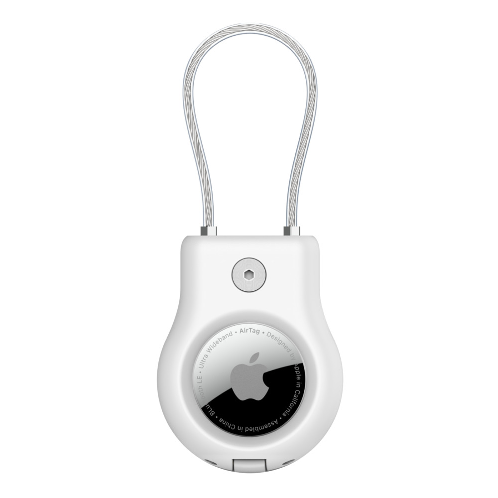 Belkin (MSC009btWH) Secure Holder με Wire Cable White για Apple AirTag Belkin (MSC009btWH) Secure Holder με Wire Cable White για Apple AirTag