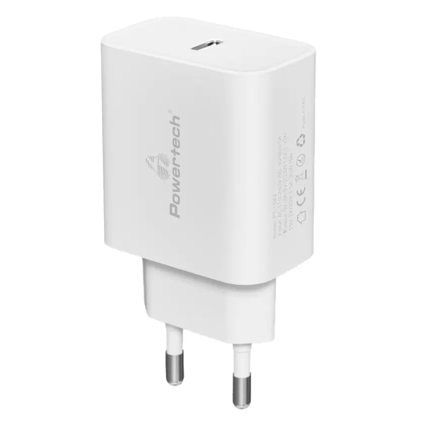Powertech PT-1043 30W Fast Charger Type-C | Φορτίστε Smartphones, Tablets, Notebooks! Powertech PT-1043 30W Fast Charger Type-C | Φορτίστε Smartphones, Tablets, Notebooks!