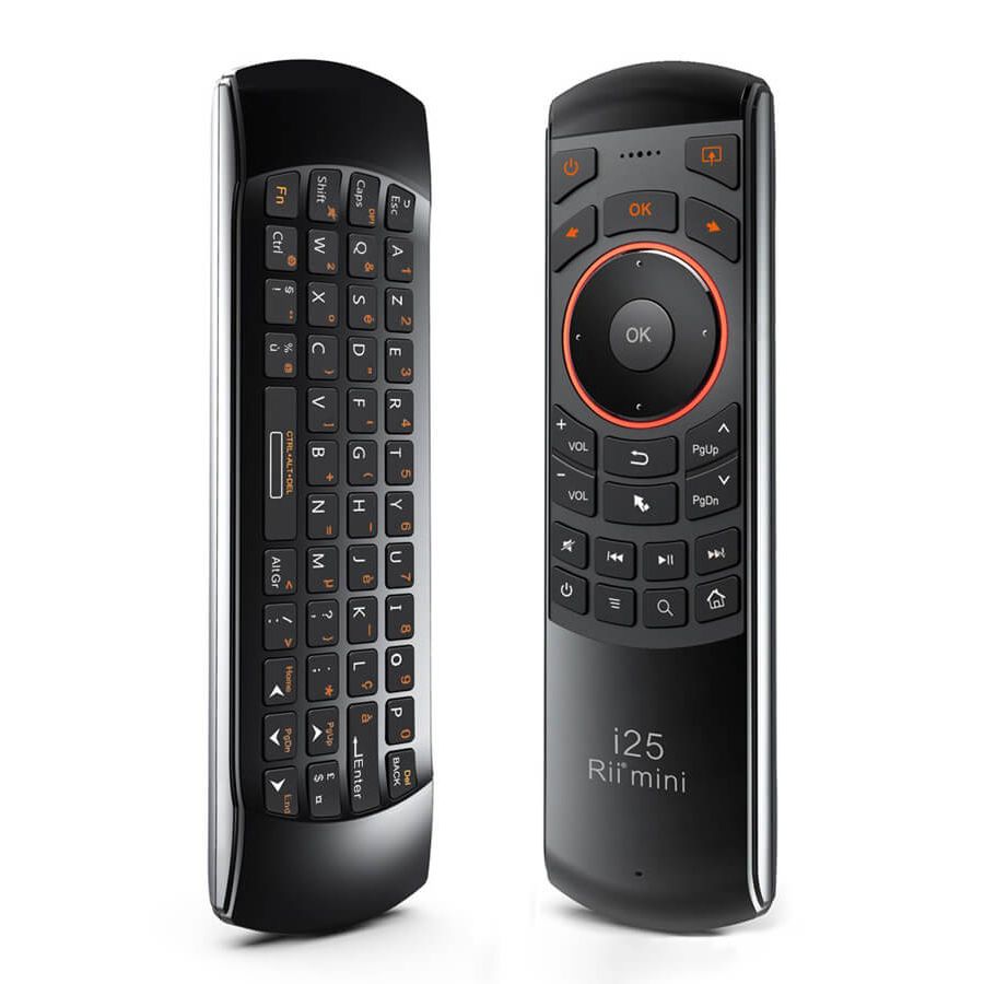 Riitek RT-MWK25 (i25) Mini Wireless QWERTY Keyboard, Air Mouse & IR Remote Combo Riitek RT-MWK25 (i25) Mini Wireless QWERTY Keyboard, Air Mouse & IR Remote Combo