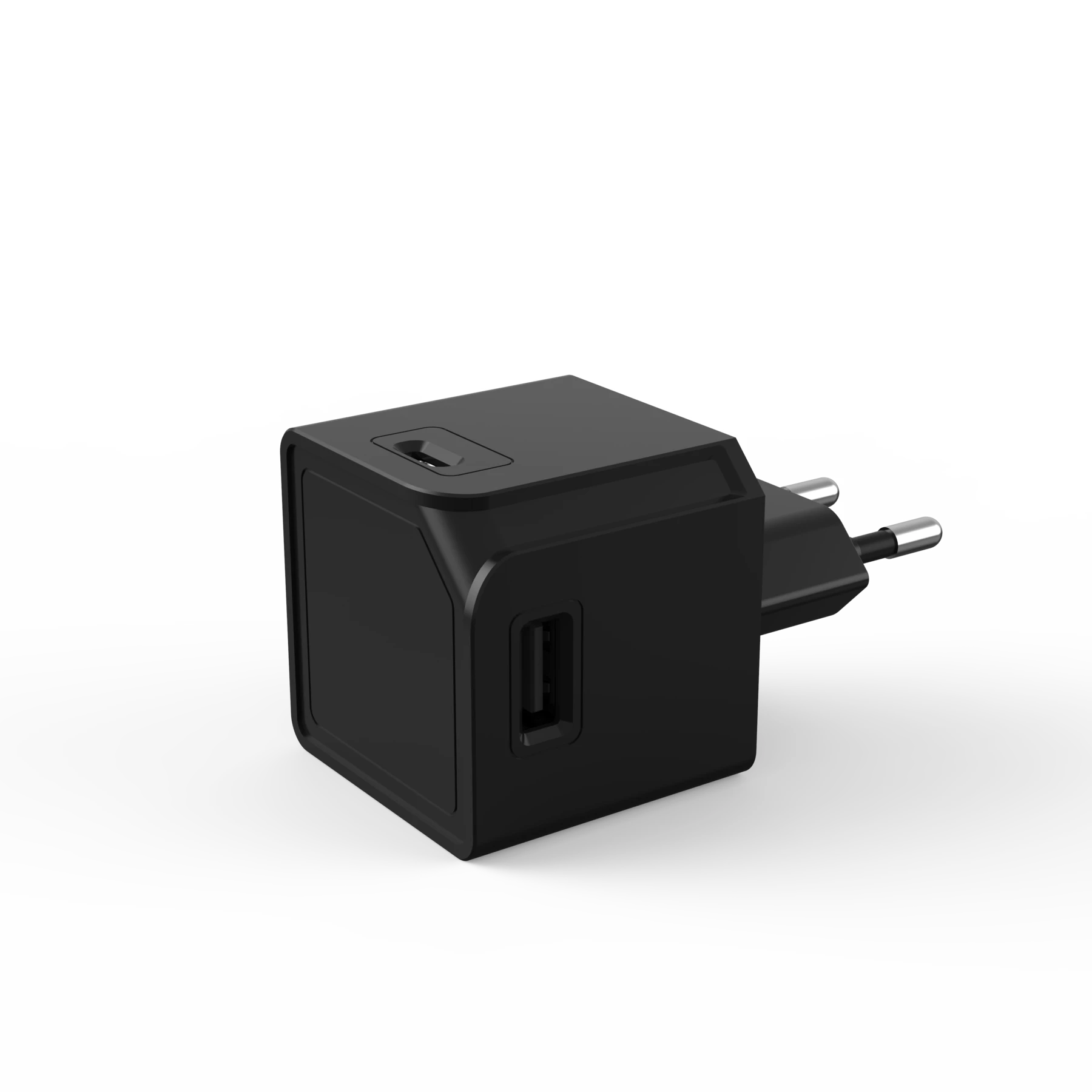 Allocacoc USBcube Original USB A+C Black | 2 x USB + 2 x Type-C @ 3A