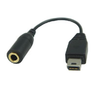 Adapt Earphone Adapter HTC ExtUSB 11-pin --> 3.5mm Stereo Audio Jack