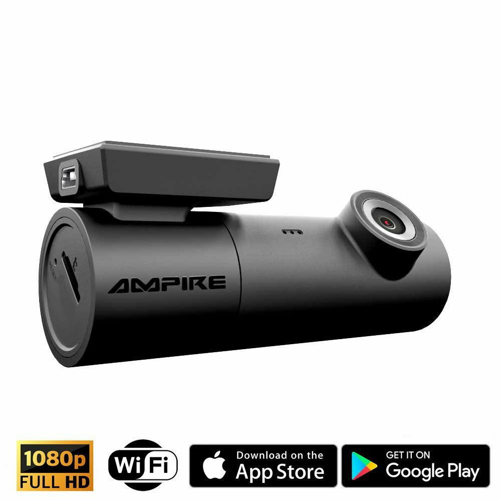 Ampire DC1 Car Video Recorder: DVR Camera   Full HD 1080p Recording + G-Force sensor + Night Vision LED