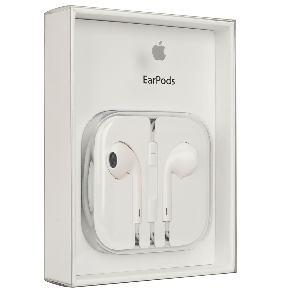 Apple EarPods Hands-Free with Remote & Microphone MD827ZM/B (  ) (Retail Box)