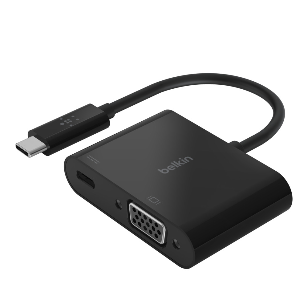 Belkin USB-C to VGA (1080p) + Charge Adapter (AVC001btBK) Belkin USB-C to VGA (1080p) + Charge Adapter (AVC001btBK)