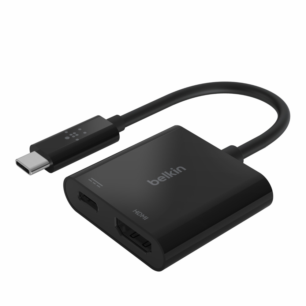 Belkin USB-C to HDMI (4K/60Hz) + Charge Adapter (AVC002btBK) Belkin USB-C to HDMI (4K/60Hz) + Charge Adapter (AVC002btBK)
