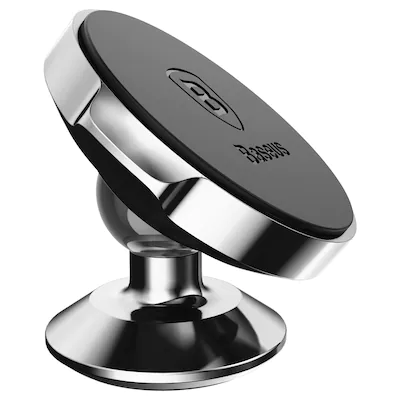 Baseus SUER-B0S "Small Ears Series" Magnetic Dash Bracket Vertical Type Silver:    