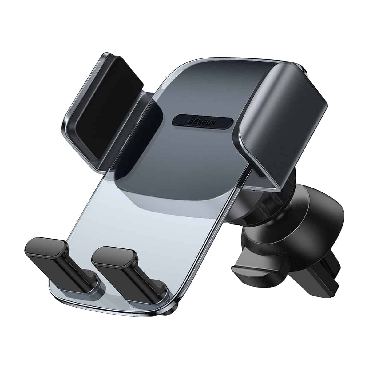 Baseus Easy Control Clamp Air Vent Car Holder Black | One-Hand Operation | Multi-Angle | Charging Hole (SUYK000101) Baseus Easy Control Clamp Air Vent Car Holder Black | One-Hand Operation | Multi-Angle | Charging Hole (SUYK000101)