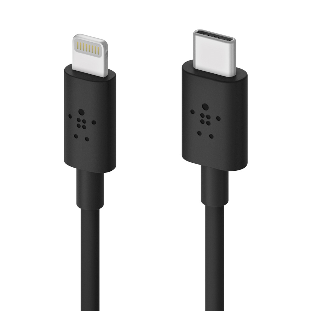 Belkin F8J239bt04-BLK Type-C σε Lightning Cable 1.2m με υποστήριξη USB Power Delivery 18W Belkin F8J239bt04-BLK Type-C σε Lightning Cable 1.2m με υποστήριξη USB Power Delivery 18W