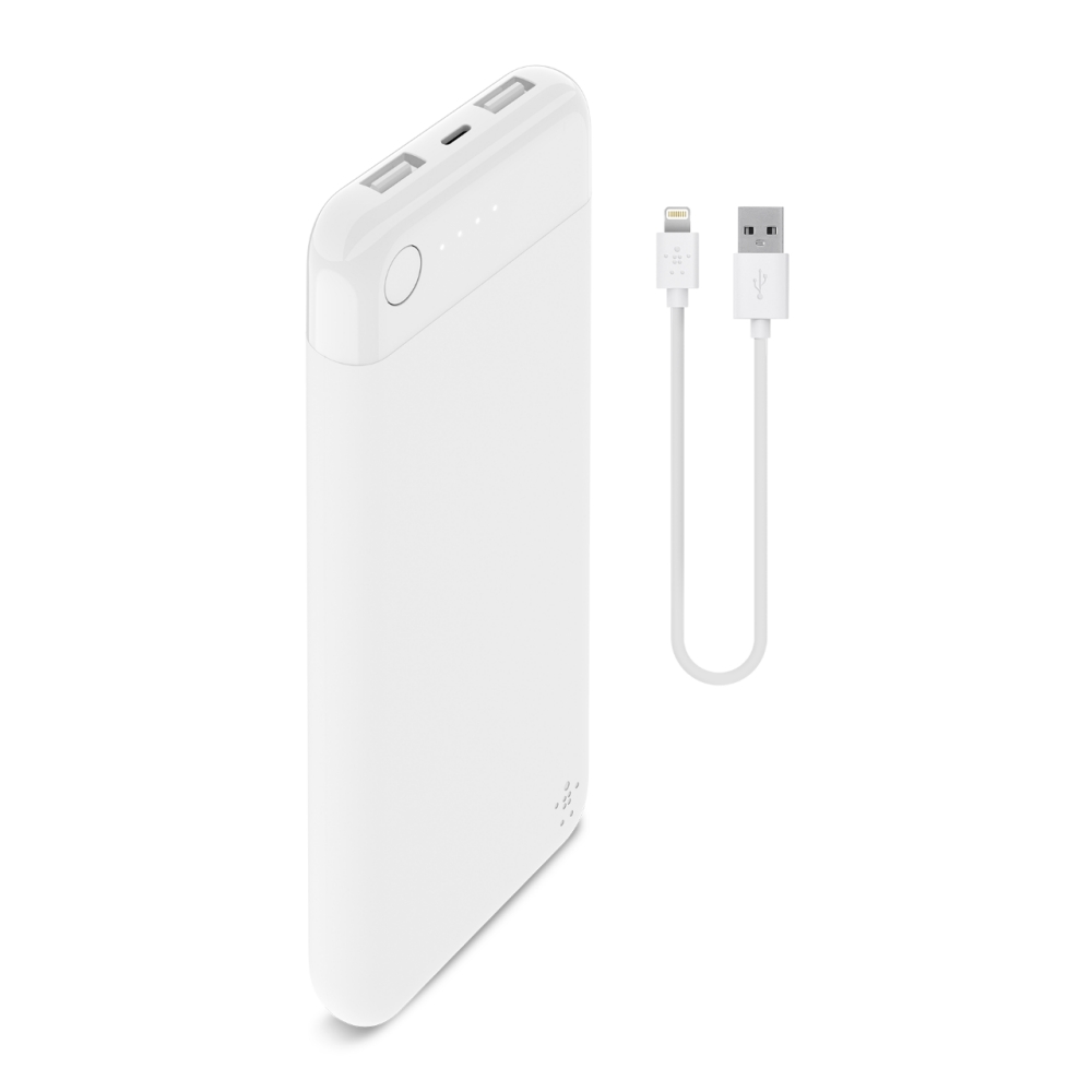 Belkin F7U064btWHT BoostCharge Power Bank 5K 5000mAh με έξοδο USB @ 2.4A + Θύρα Lightning + MFI Πιστοποίηση Belkin F7U064btWHT BoostCharge Power Bank 5K 5000mAh με έξοδο USB @ 2.4A + Θύρα Lightning + MFI Πιστοποίηση