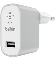 Belkin F8M731vfSLV MixIt UP Universal USB Home Charger @ 2.4A Silver: Φορτιστής ρεύματος με έξοδο USB Belkin F8M731vfSLV MixIt UP Universal USB Home Charger @ 2.4A Silver: Φορτιστής ρεύματος με έξοδο USB