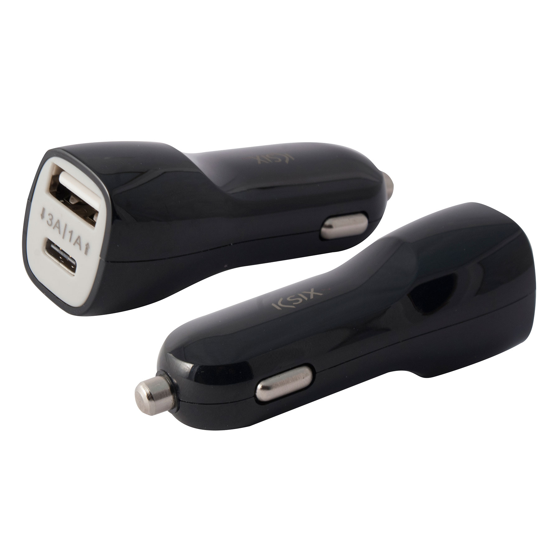 Ksix BXCRC02 USB + Type-C Car Charger @ 4A | Φορτιστής αυτοκινήτου με έξοδο USB + Type-C Ksix BXCRC02 USB + Type-C Car Charger @ 4A | Φορτιστής αυτοκινήτου με έξοδο USB + Type-C