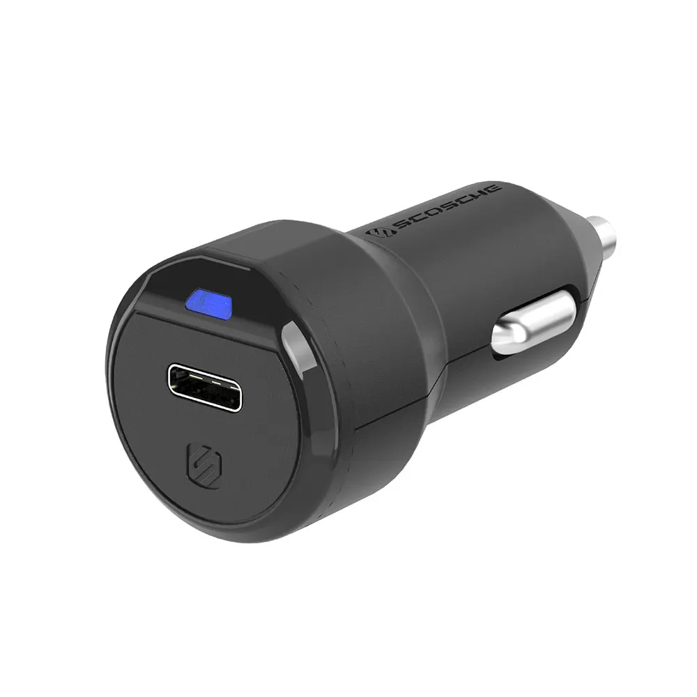 Scosche CPDC8-SP PowerVolt Power Delivery 3.0 Type-C Fast Car Charger 18W