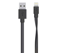 Belkin F8J148bt04-BLK () MixIt Flat Lightning Data & Charge Cable 1.2m (Lightning    )