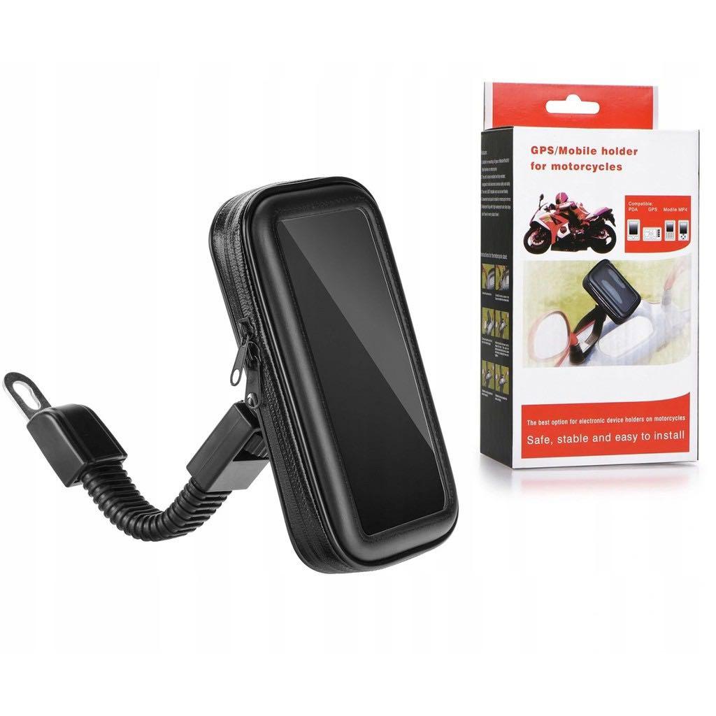 Fly H1R Motorcycle, Scooter & Bicycle Waterproof Holder με βάση καθρέπτη για κινητά & smartphone Fly H1R Motorcycle, Scooter & Bicycle Waterproof Holder με βάση καθρέπτη για κινητά & smartphone