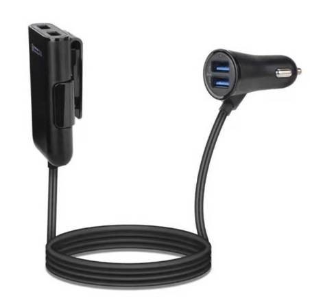 Gembird 4 x USB @ 9.6A Car Charger ACT-U4CAR-02 (   4  USB +     )