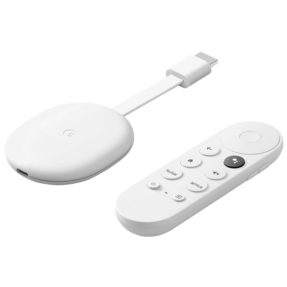 Google Chromecast 4K με Google TV Snow & Google Assistant Google Chromecast 4K με Google TV Snow & Google Assistant