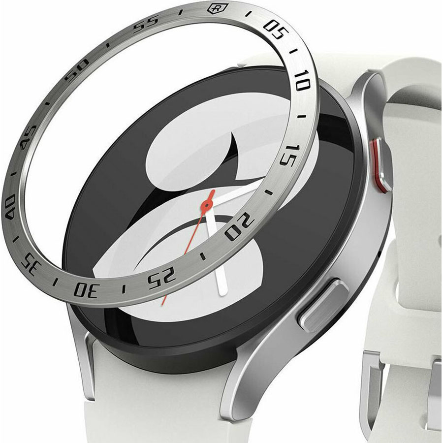 Ringke Aluminium Bezel Ring Styling Silver για Samsung Galaxy Watch 4 & 5 44mm Ringke Aluminium Bezel Ring Styling Silver για Samsung Galaxy Watch 4 & 5 44mm