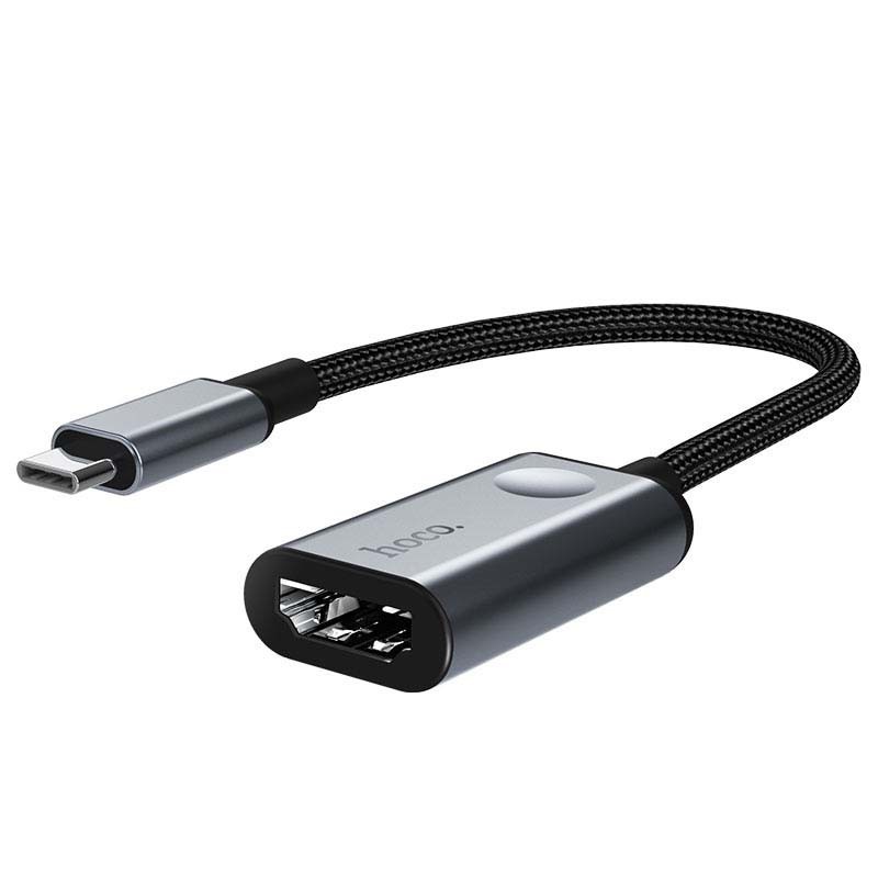 Hoco (HB21) USB-C --> HDMI (4K/30Hz) Adapter (μεταφορά εικόνας & ήχου) Hoco (HB21) USB-C --> HDMI (4K/30Hz) Adapter (μεταφορά εικόνας & ήχου)