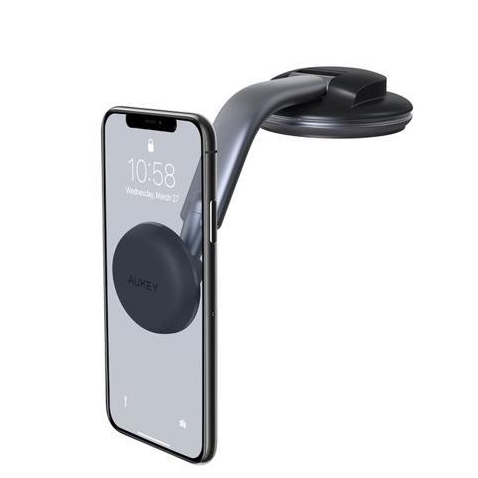 Aukey HD-C49 Magnetic Window & Dash Car Mount |     &  + 360 Rotation + Office Stand