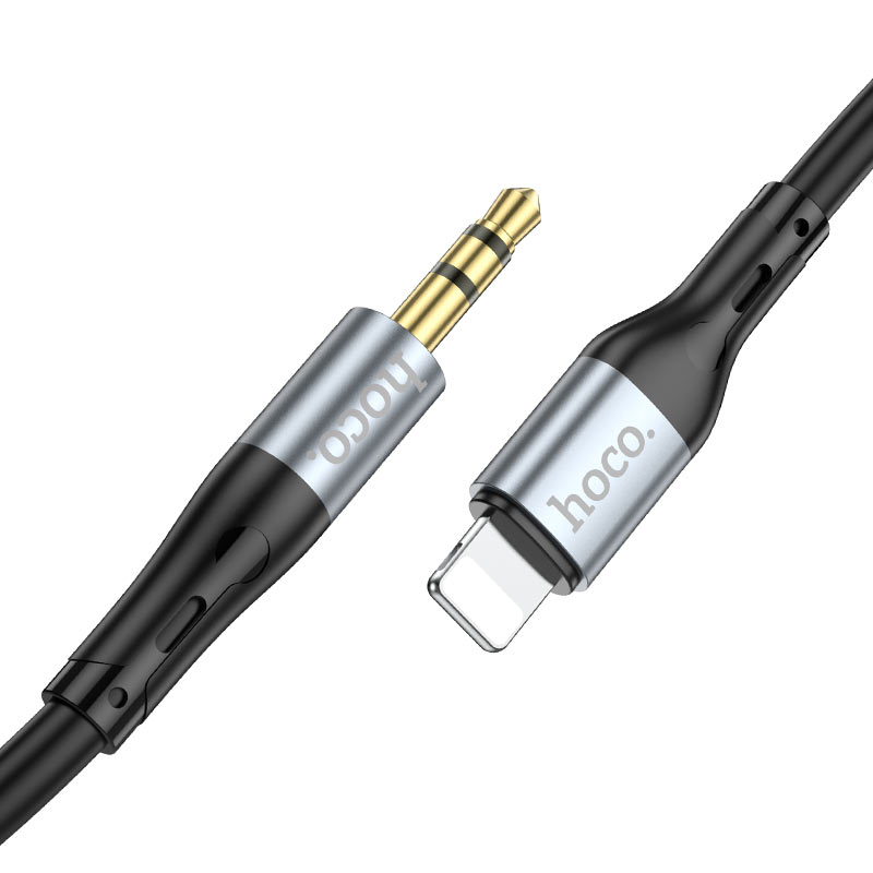 Hoco UPA22 Black Lightning --> 3.5mm Audio Jack Cable 1m |     Apple    3.5mm 