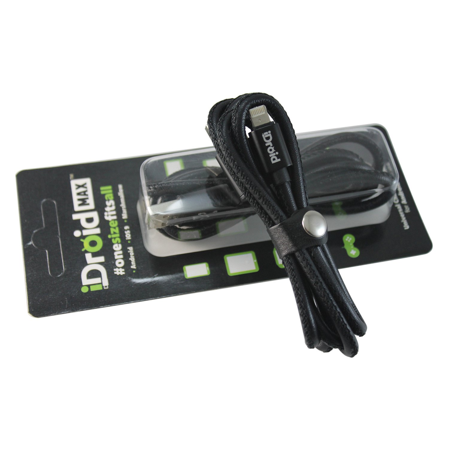 iDroid MAX Leather 2-in-1 Universal Charger & Data Cable για Android + iOS συσκευές (ένα καλώδιο για όλη την οικογένεια!) iDroid MAX Leather 2-in-1 Universal Charger & Data Cable για Android + iOS συσκευές (ένα καλώδιο για όλη την οικογένεια!)