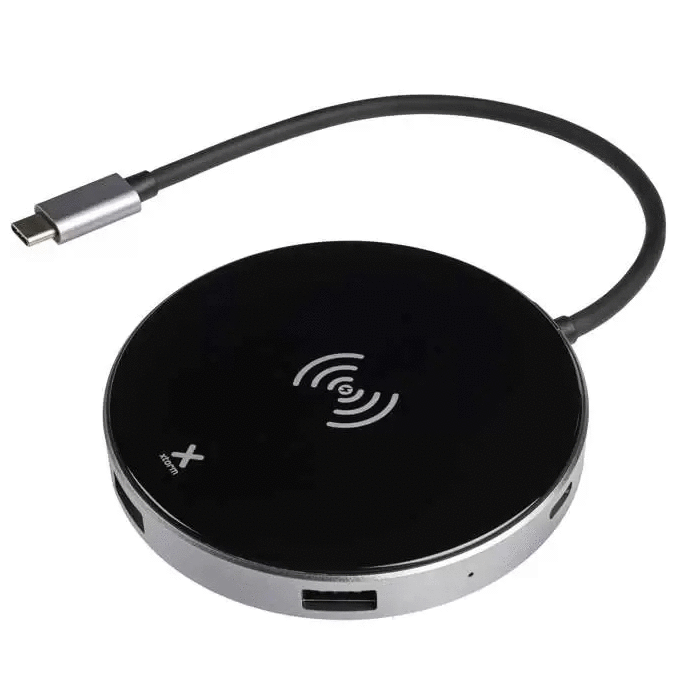 Xtorm XC006 Type-C Hub 60W Space Grey | 3 x USB + 1 x Type-C PD + HDMI + Wireless Charging 10W | Light & Portable | Aluminium Xtorm XC006 Type-C Hub 60W Space Grey | 3 x USB + 1 x Type-C PD + HDMI + Wireless Charging 10W | Light & Portable | Aluminium