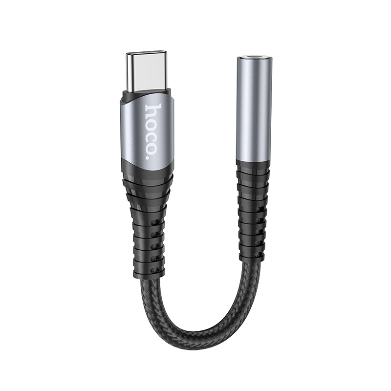 Hoco LS33 USB-C Digital 3.5 Audio Converter Black (Από USB-C --> 3.5mm Stereo Audio Jack) Hoco LS33 USB-C Digital 3.5 Audio Converter Black (Από USB-C --> 3.5mm Stereo Audio Jack)