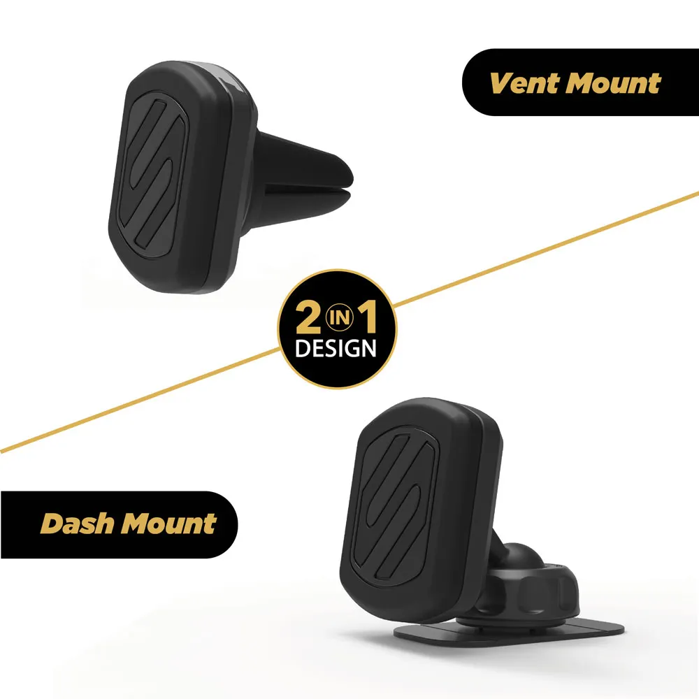 Scosche MagicMount Dash/Vent MAGDV-XTSP1: Magnetic Mount Αεραγωγών/Ταμπλό + Stand για Κινητά, Smartphones κ.λπ. Scosche MagicMount Dash/Vent MAGDV-XTSP1: Magnetic Mount Αεραγωγών/Ταμπλό + Stand για Κινητά, Smartphones κ.λπ.