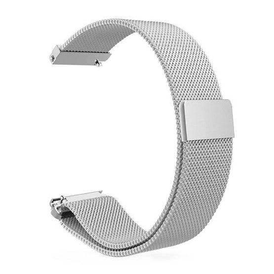 Soultronic Magnetic Milanese Band 22mm Silver  Amazfit Pace, Stratos, Samsung Gear S3 (Frontier/Classic) 