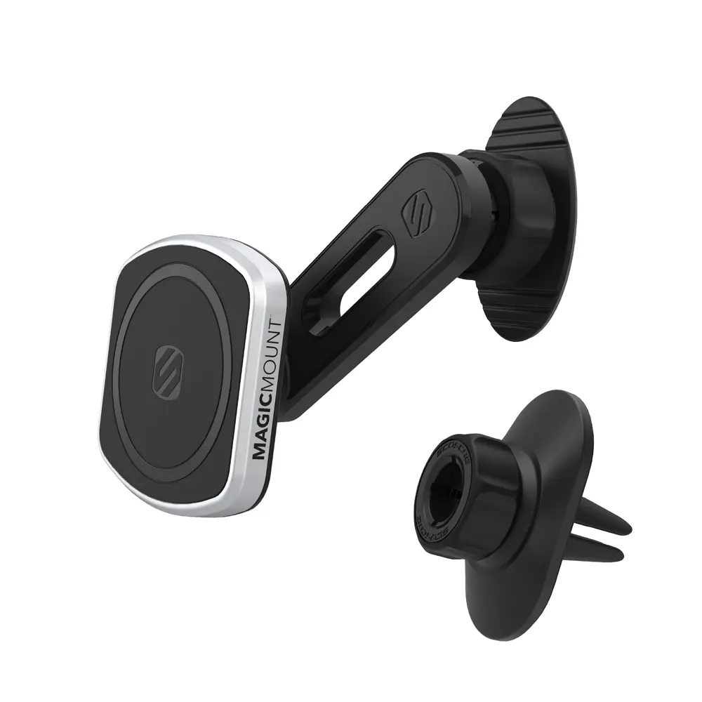 Scosche MagicMount Pro2 4-in-1 Dash/Vent MP2ODVM-XTSP: Magnetic Mount / + Swing-Arm + MagSafe