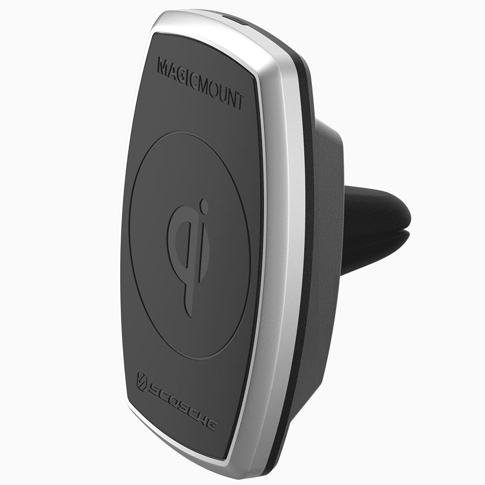 Scosche MagicMount Pro Charge Vent MPQ2V-XTSP: Magnetic Mount Αεραγωγών + Stand + Wireless Fast Charging για Smartphones/Tablets Scosche MagicMount Pro Charge Vent MPQ2V-XTSP: Magnetic Mount Αεραγωγών + Stand + Wireless Fast Charging για Smartphones/Tablets