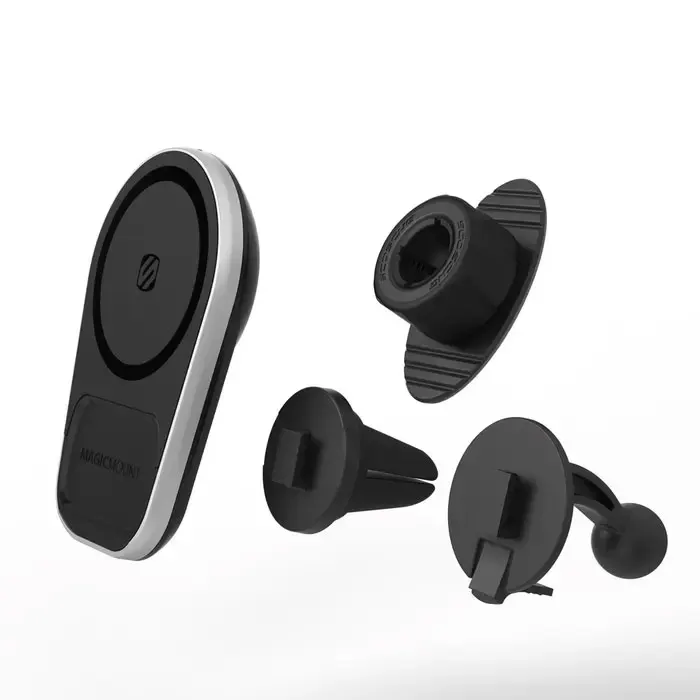 Scosche MagicMount Pro Charge5 Dash/Vent MPQ5DV-XTSP: Magnetic Mount Ταμπλό/Αεραγωγών + Wireless Fast Charge + MagSafe Scosche MagicMount Pro Charge5 Dash/Vent MPQ5DV-XTSP: Magnetic Mount Ταμπλό/Αεραγωγών + Wireless Fast Charge + MagSafe