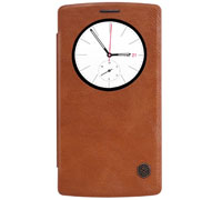 Nillkin (QIN) QuickCircle Flip Cover Case για LG H735 G4S Beat Brown Nillkin (QIN) QuickCircle Flip Cover Case για LG H735 G4S Beat Brown