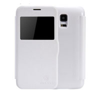 Nillkin S-View Flip Cover Case για Samsung SM-G800F S5 Mini White Nillkin S-View Flip Cover Case για Samsung SM-G800F S5 Mini White