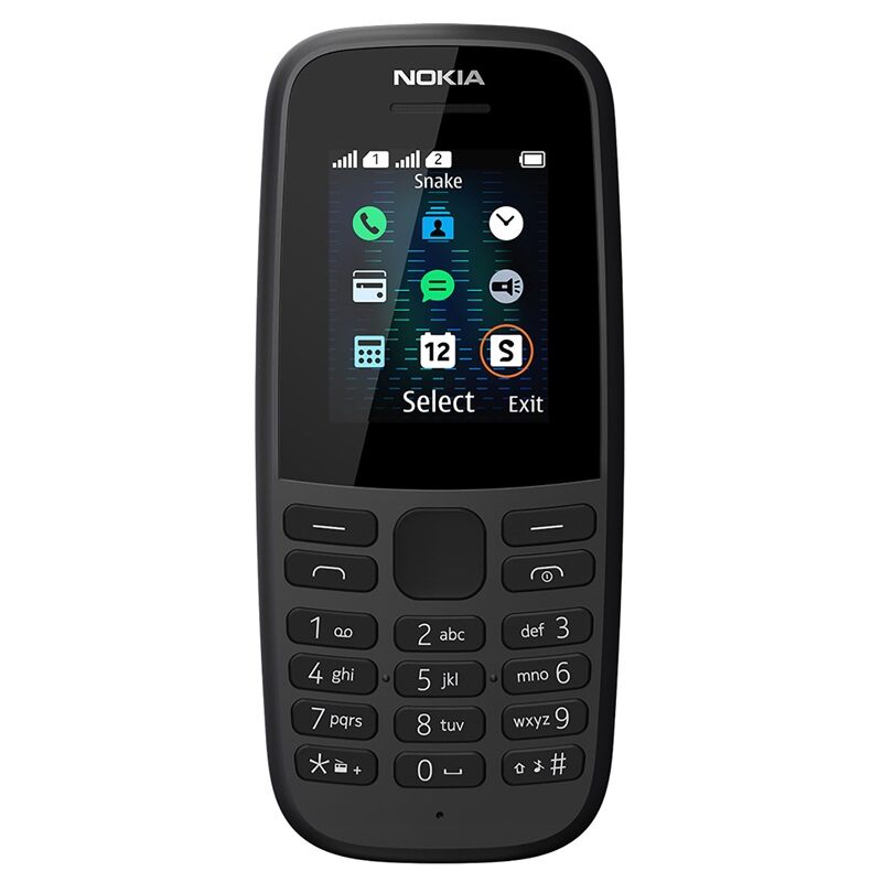 Nokia 105 (2019) Dual Sim Black Nokia 105 (2019) Dual Sim Black