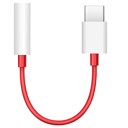 Oneplus (TC01W) USB-C Audio Adapter White ( USB-C --> 3.5mm Stereo Audio Jack)